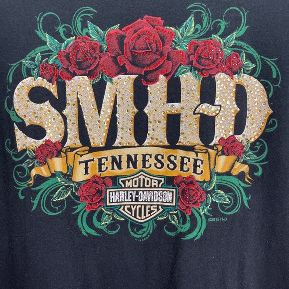 Harley Davidson Woman Bling Shirt-XL - Picture 5 of 6